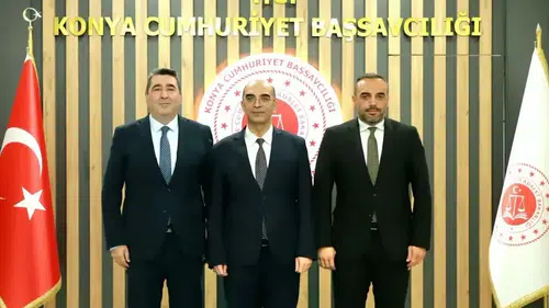 Konya’da yeni Başsavcı Uzun’a hayırlı olsun ziyareti!
