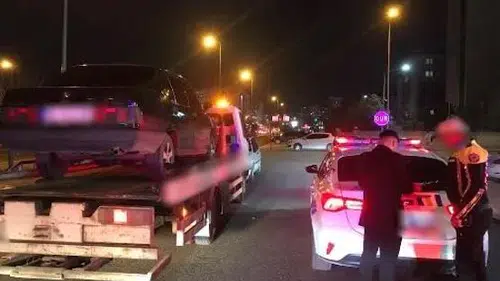 Otomobille drift atan sürücüye 140 bin TL ceza
