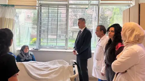 Konya İl Sağlık Müdürü Yavuz, Konya Numune Hastanesi’nde palyatif servisi inceledi