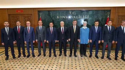 Cumhurbaşkanı Yardımcısı Cevdet Yılmaz Konya'da