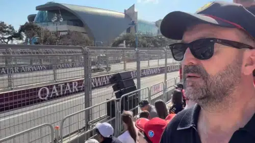 Fuat Kunduracı Bakü’de Formula 1 müsabakalarında