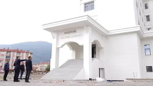 Konya'nın yeni Adalet Sarayı için son hazırlıklar: Hizmete girmesi için gün sayıyor