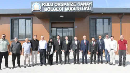 Kulu’nun sanayi bölgesinde önemli ziyaret: Özer OSB'deki çalışmaları inceledi!