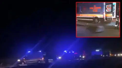 TIR ile motosiklet çarpıştı: 2 ölü, 1 yaralı