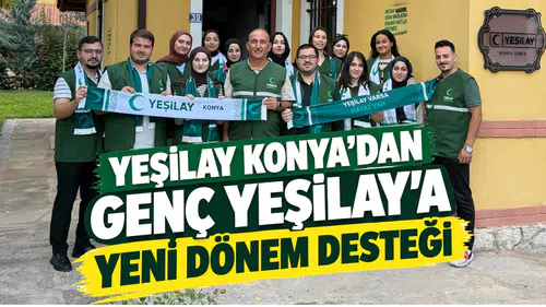 Yeşilay Konya’dan Genç Yeşilay’a güçlü destek