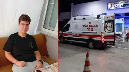 Park halindeki minibüse çarpan bisikletin sürücüsü öldü
