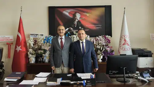 Konya Numune Hastanesi'ne yeni başhekim: Çiçek’e tebrik ziyareti