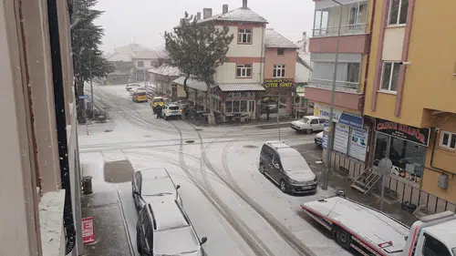 Konya'nın o ilçesinde eğitime kar engeli