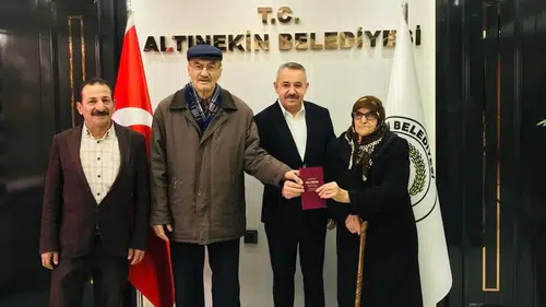 Konya'da 80 yaşındaki çift evlendi!