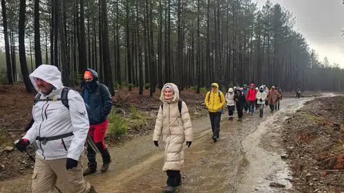 Fırtına, kar, dolu dinlemediler: Konyalı grup Anamas'a yürüdü!