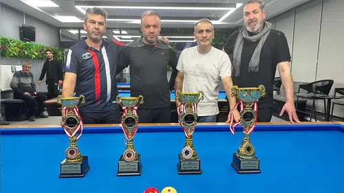 2026’nın ilk bilardo şampiyonu Konya’da belli oldu