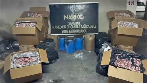 2 milyon 760 bin uyuşturucu hap ele geçirildi