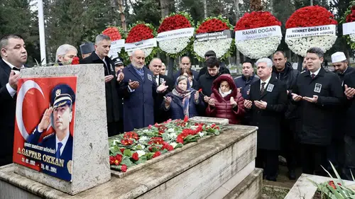 Şehit Emniyet Müdürü Ali Gaffar Okkan, mezarı başında anıldı