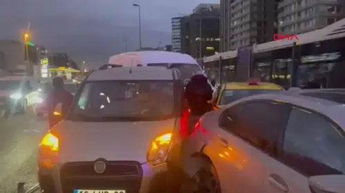 6 aracın karıştığı zincirleme kaza