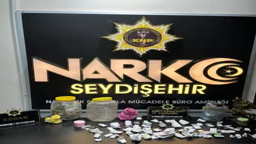 Seydişehir'de uyuşturucu operasyonunda 6 kişi yakalandı