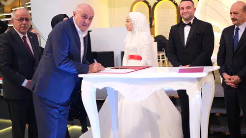 Konya'da siyaset ve iş dünyası bu düğünde buluştu