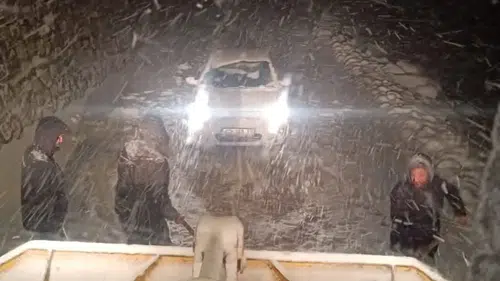 Hadim'de kar alarmı!