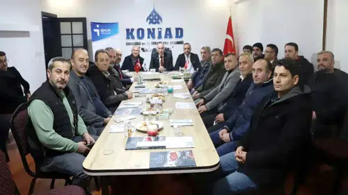 Önder Çiftçi, KONİAD ile bir araya geldi