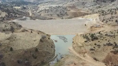 Selçuklu Tepekent Barajı'nda su tutuldu