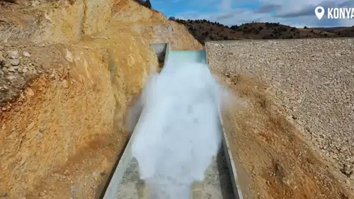 Konya'nın 300 Milyon TL’lik dev yatırım hayat buldu: Tepekent Barajı’nda su tutuldu