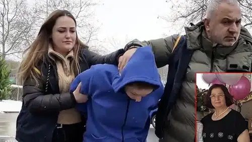 Teyzesini öldürüp, cesedini kolonya dökerek ateşe verdi