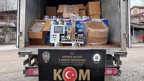 670 kilo kaçak tütün ile 483 bin makaron ele geçirildi