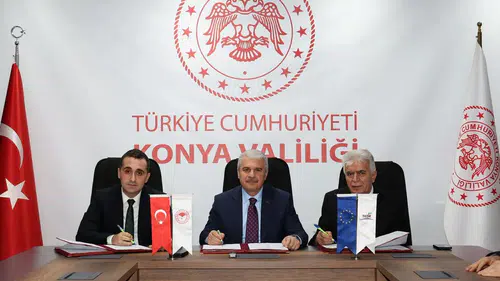 Konya’da kırsal kalkınma için imzalar atıldı