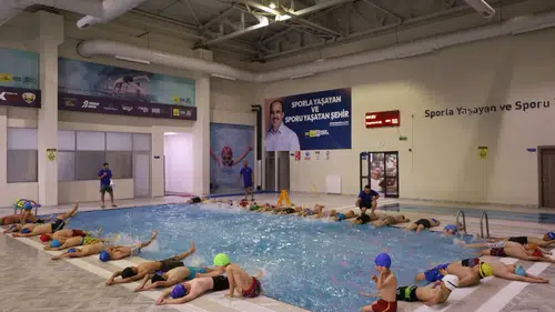 Yarı olimpik havuz tesisleri yerinde incelendi!