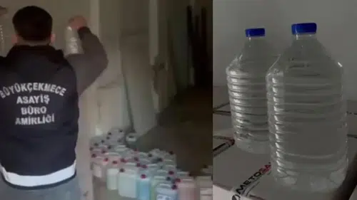 Kaçak alkol operasyonu