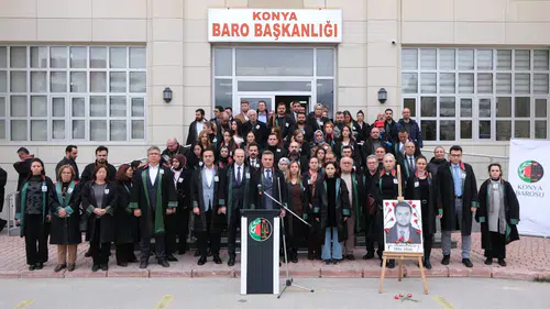 Konya Barosu'ndan hayatını kaybeden avukat için açıklama