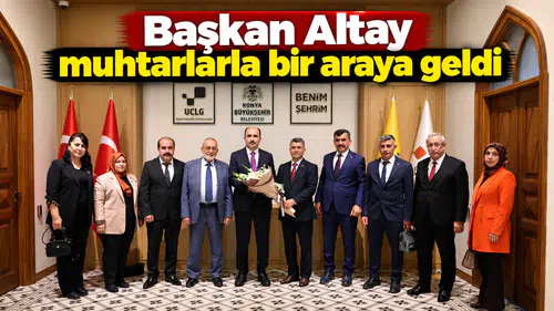 Başkan Altay Muhtarlarla Bir Araya Geldi