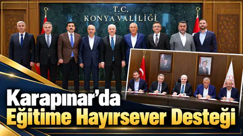 Karapınar’da Eğitime Hayırsever Desteği