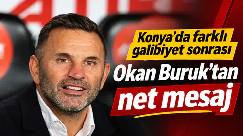Konya’da farklı galibiyet sonrası Okan Buruk’tan net mesaj