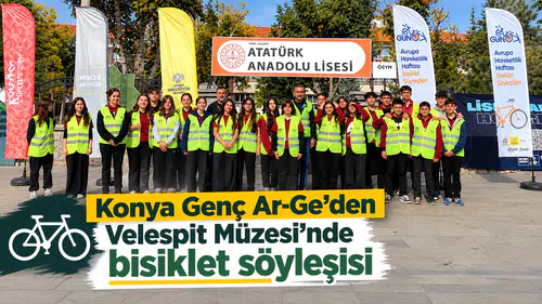 Konya Genç Ar-Ge’den Velespit Müzesi’nde bisiklet söyleşisi