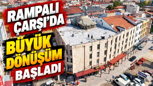 Konya'nın simgesi Rampalı Çarşı'da kritik süreç başladı!