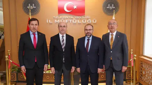 Konya’nın 3 önemli ismine belediye başkanlarından ziyaret