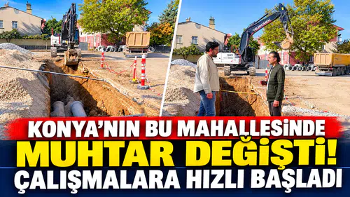 Konya’nın bu mahallesinde muhtar değişti! Çalışmalara hızlı başladı