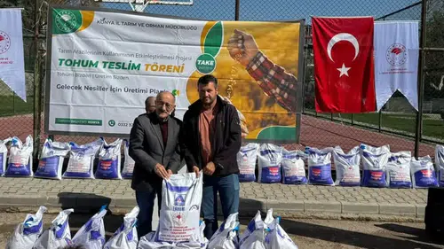 Konya’da üreticiye 3,6 Milyon TL’lik destek: 39 ton tohum dağıtılıyor