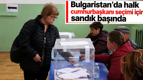 Bulgaristan'da halk cumhurbaşkanı seçimi için sandık başında