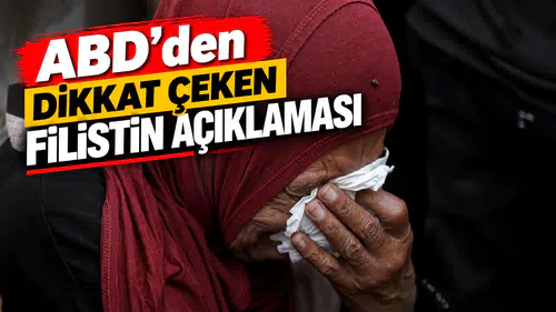ABD’den Dikkat Çeken Filistin Açıklaması