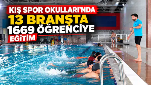 Kış Spor Okulları’na Yoğun İlgi! 13 Branşta 1669 Öğrenci Eğitim Alıyor