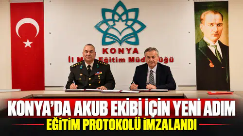 Konya’da AKUB ekibi için yeni adım! Eğitim protokolü imzalandı
