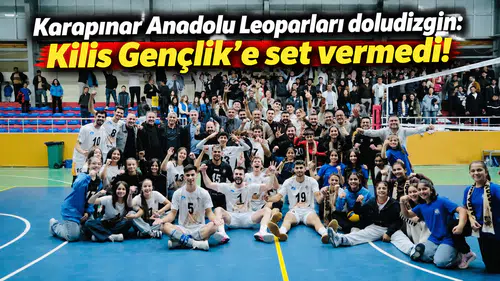 Karapınar Anadolu Leoparları doludizgin: Kilis Gençlik’e set vermedi!