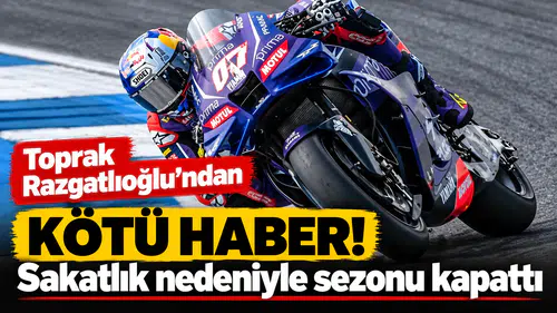 Toprak Razgatlıoğlu’ndan Kötü Haber! Sakatlık Nedeniyle Sezonu Kapattı