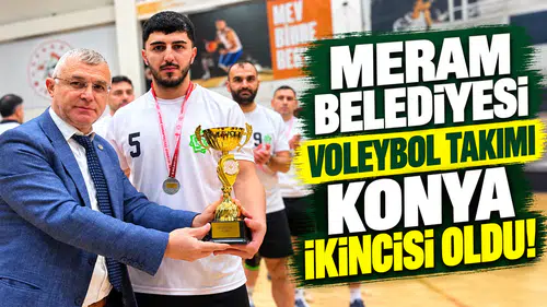 Meram Belediyesi Voleybol Takımı Konya ikincisi oldu!