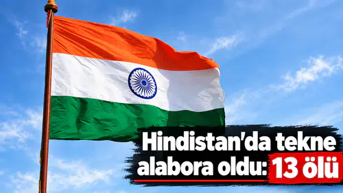 Hindistan'da tekne alabora oldu: 13 ölü