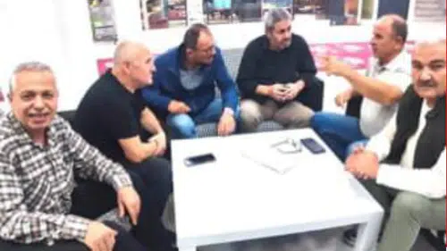 İbrahim Işık devre arkadaşlarıyla Nevşehir'de