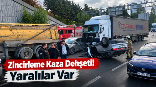 Zincirleme Kaza Dehşeti! Yaralılar Var