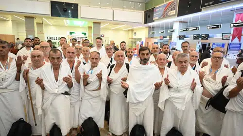 Konya’da üçüncü çekilişin kazananları kutsal topraklara gitti
