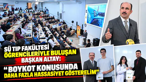 Başkan Altay, Selçuk Üniversitesi'nde öğrencilerle buluştu